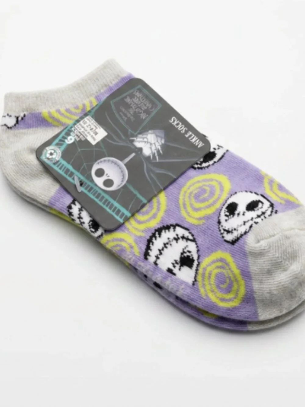 Nightmare Before Christmas Boys No Show Socks 6 Pack Size M 9-2.5 Disney